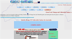 Desktop Screenshot of greatguitars.com.au
